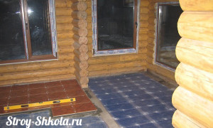Укладка нагревательного кабеля на электрический пол